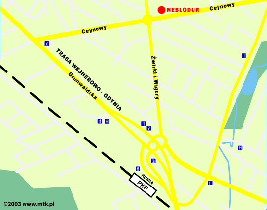 Mapa dojazdu